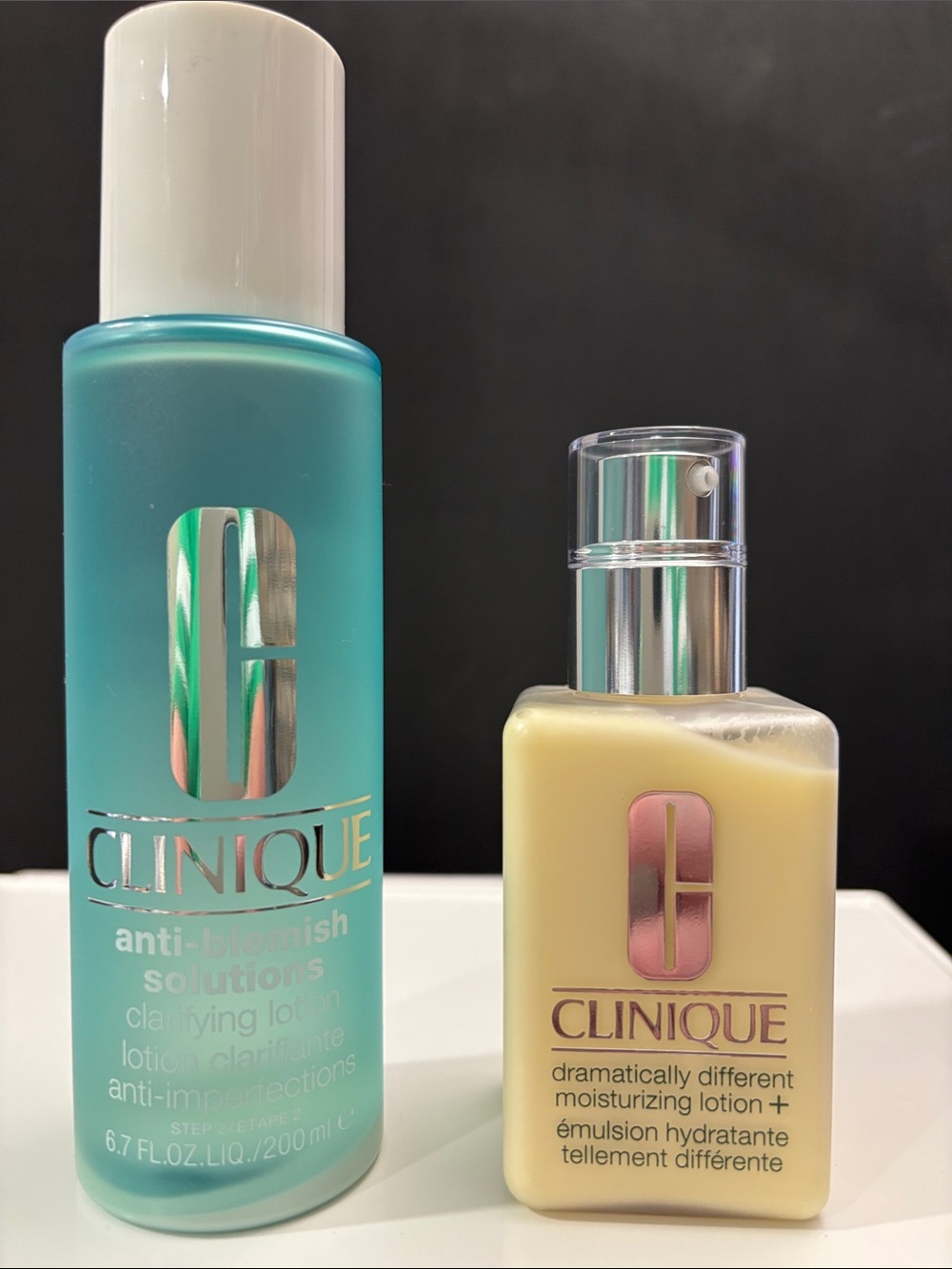 Clinique lotion PAIR- FRESH /NEW